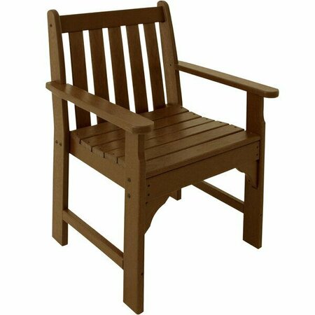 GNB24TE Vineyard Teak Garden Arm Chair -  POLYWOOD, 633GNB24TE